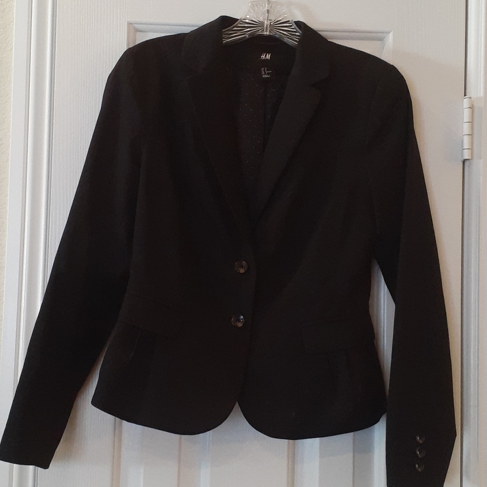 H&M Black Blazer sz 8